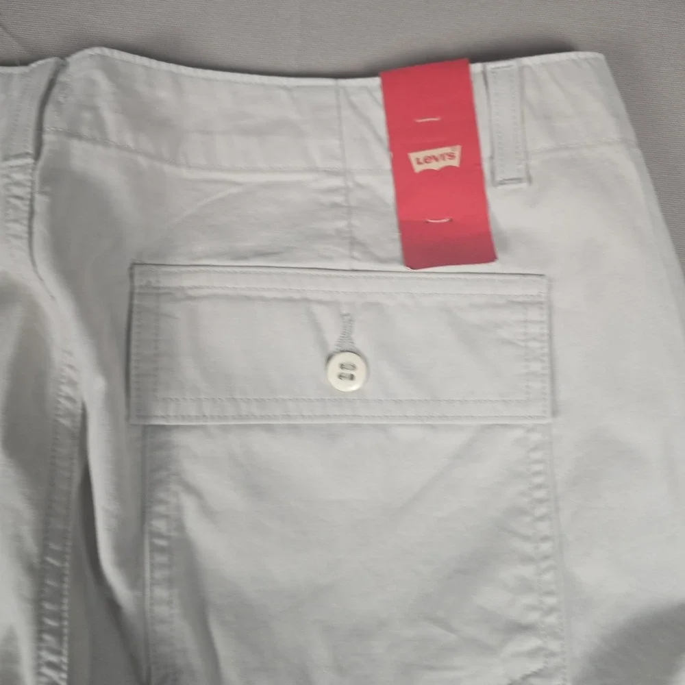 Levi's Utility Fatigue Chino Pants Size W30 NWT White Hazy Moonstruck 26384-0005